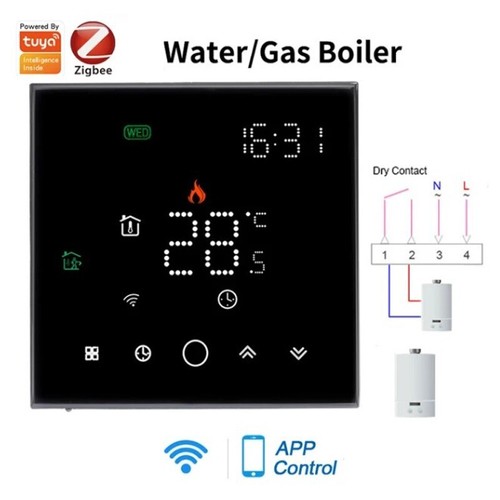 Termostato smart zigbee per - termostato,