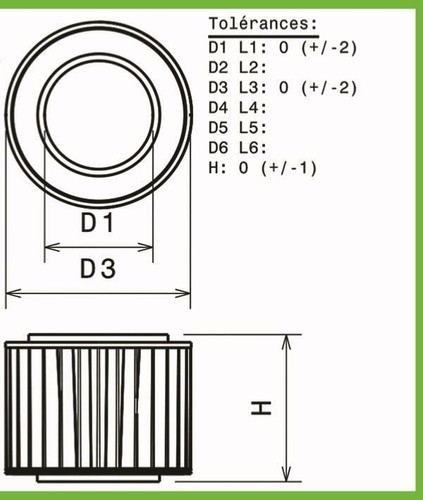 Filtre air green pour - pour, vw