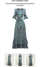 Abito in raso The Vampire's Wife Veneration Leaf