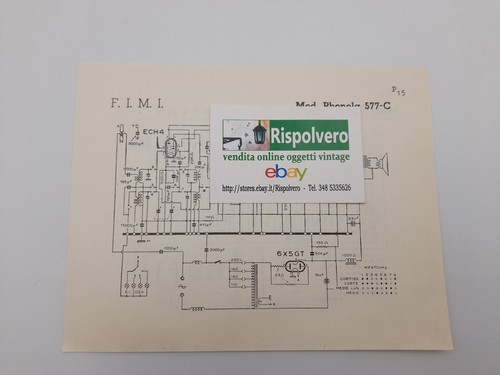 Schema elettrico phonola - schema, mod