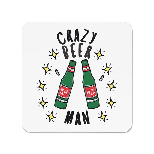 Pazzo birra uomo stars frigo - pazzo,