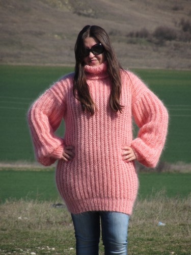 Maglione mohair lavorato - maglione, a