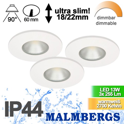Incasso luci led punti bagno - led,