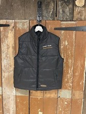 Harley-Davidson HOG Puffer Jacket Gilet Nero Tasche Evento Team Logo Piccolo