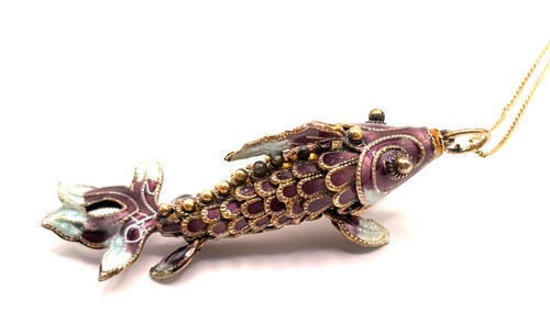 Collana con ciondolo - , pesce