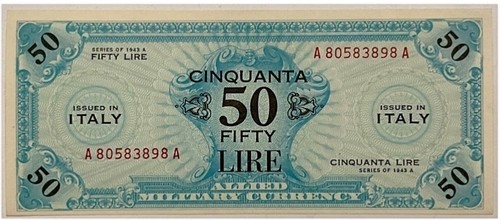 Lire serie 1943aa - 50,