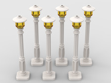 4 x LEGO lampioni / lampioni