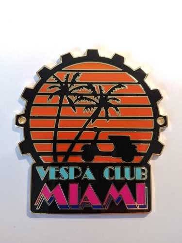 Vespa placca badge plakette