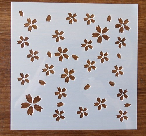Stencil fiori 130mm - x,