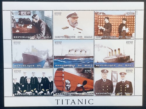 Francobolli mali titanic - mali,