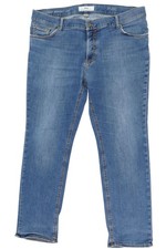 Brax Chuck Jeans Da Uomo W38 L30 38/30 Blu Stonewashed Gamba Dritta Denim