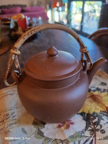 Teiera vintage cotto con - in,