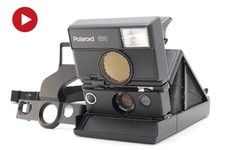 [TESTATO COME NUOVO] Polaroid 690 fotocamera reflex pellicola istantanea obiettivo ravvicinato 1x cinturino GIAPPONE