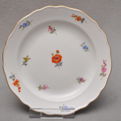 Piatto torta meissen fiori - torta,