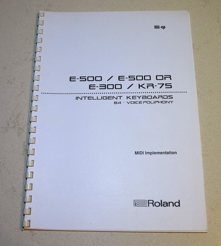 Roland 500 300 - e-300, midi