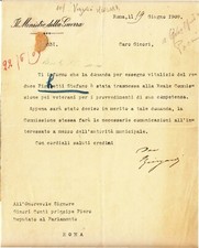 ESERCITO 1909 lettera