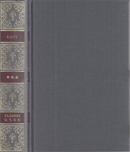 Kant immanuel critica - -, del