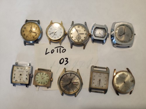 Lotto orologi non - lotto, /
