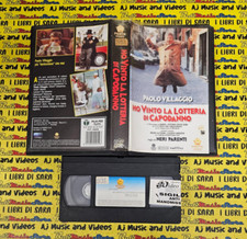 VHS film HO VINTO LA LOTTERIA DI CAPODANNO paolo villaggio 1989 PENTAVIDEO (F319