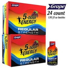 Colpo ENERGY 5 ore, uva a