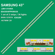 KIT 2 BARRE STRIP 36 LED TV