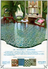 G.A.Gentile-soc.del LINOLEUM-pavimento-poltrona-camino