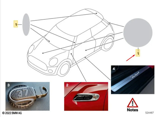 Adesivo mini cabrio f57 - cabrio,
