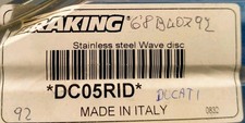 DC05RID BRAKING DISCO FRENO