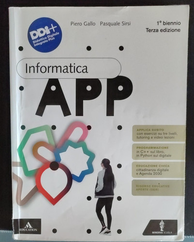 Libro informatica app - libro, 1°