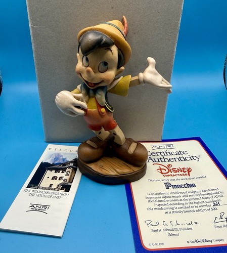 Figurina anri disney pinocchio - figurina,