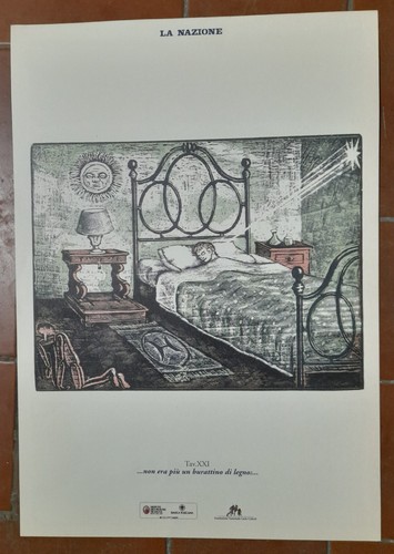 Pinocchio xilografia - pinocchio,