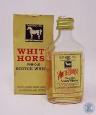 Miniature / Mignon Scotch Whisky WHITE HORSE con Box (b)