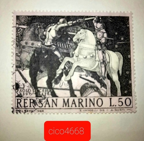 Francobollo san marino the - francobollo,