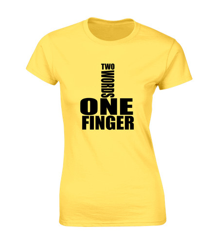 Shirt donna due parole un - due,