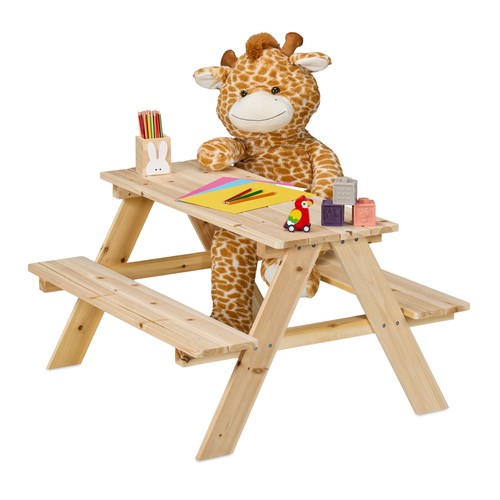 Tavolino bambini panche - tavolino, 4
