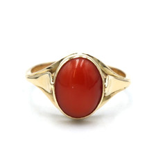 Anello corallo rosso