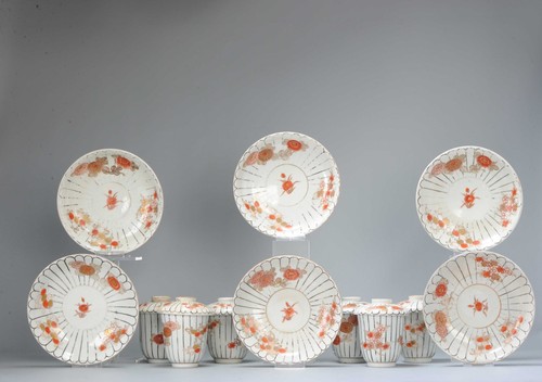 Set tazze teiera porcellana - set, 6