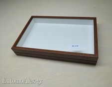 scatola entomologica legno MARRONE 26X39 plastazote entomologia cassetta insetti