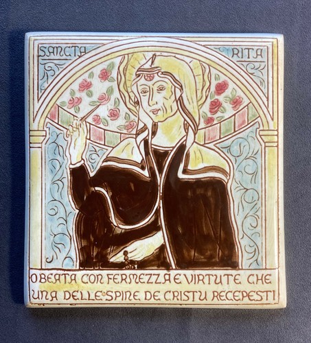 Vintage piastrella maiolica - vintage,