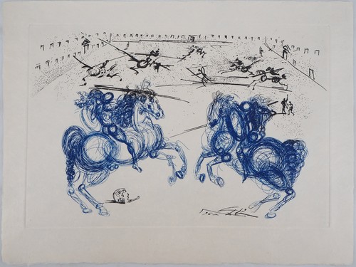 Salvador dali les cavaliers - dali, :