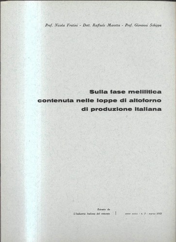 Sulla fase melilitica - sulla,