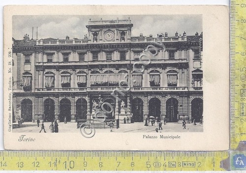 Cartolina torino palazzo - cartolina,