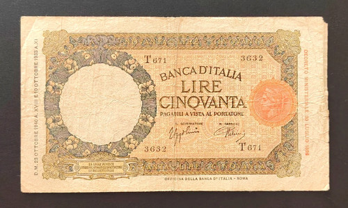 Lire lupetta roma - (fascio),