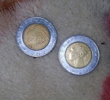moneta 500 lire 1989 con