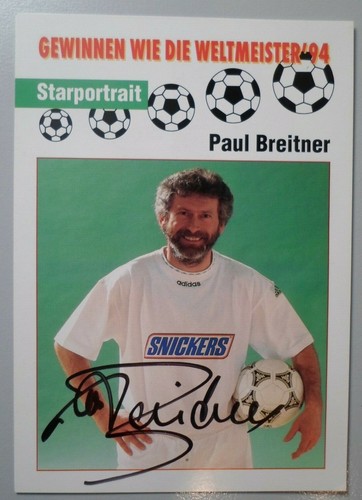 Autografo paul breitner - autografo, |