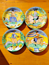 Bitossi - 4 Piatti in maiolica