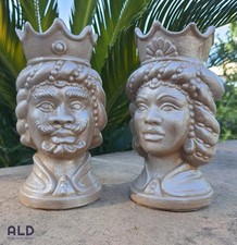 Teste di moro in terracotta