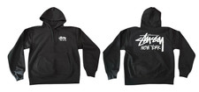 Felpa con cappuccio Stussy New York Chapter uomo streetwear pullover felpa grafica S-5XL