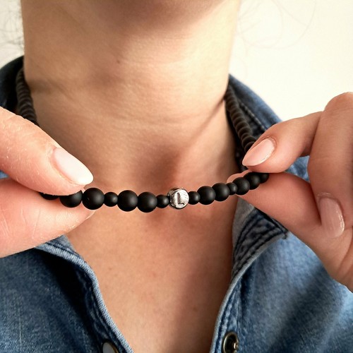 Collana con iniziali donna - collana,