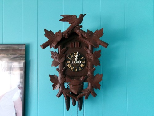 Grande antico orologio cucù - grande,